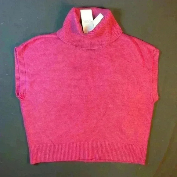 Stitches and Stripes women’s NWT sima cowl neck short sleeve sweater size large - Picture 3 of 10